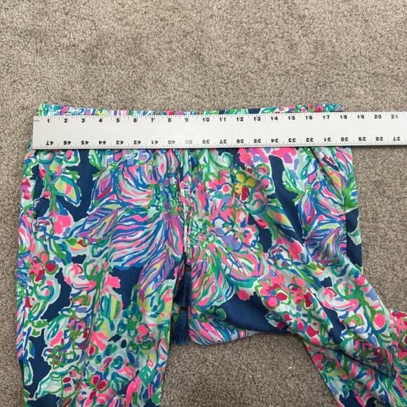 Lilly Pulitzer large Exotic Escapades piper jogger pant P2 2507 - Picture 2 of 13